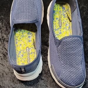 Danskin Now Women's Slip On Memory Foam Athletic Shoes Sneakers Navy